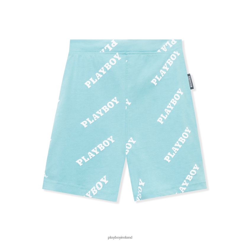 Playboy Women Repeating Masthead Bike Short HBFB1334 Clothing Original