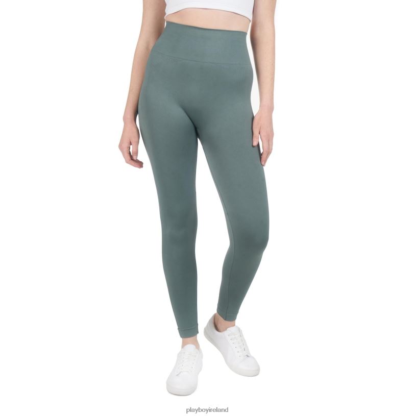 Playboy Women Sport Legging HBFB1294 Clothing Army Green