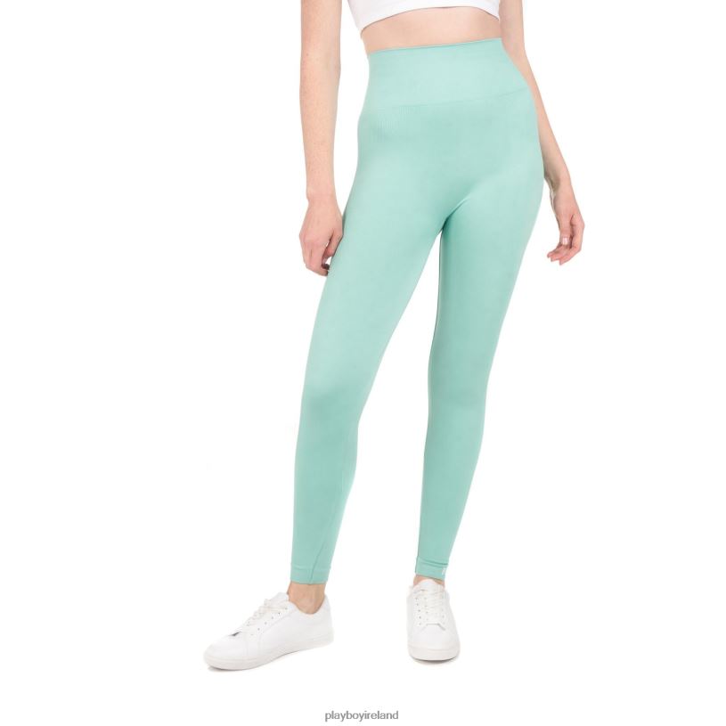 Playboy Women Sport Legging HBFB1295 Clothing Aqua