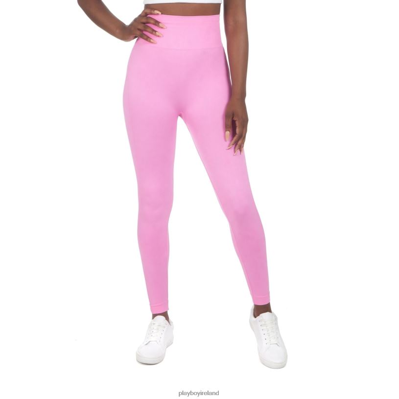 Playboy Women Sport Legging HBFB1296 Clothing Pink