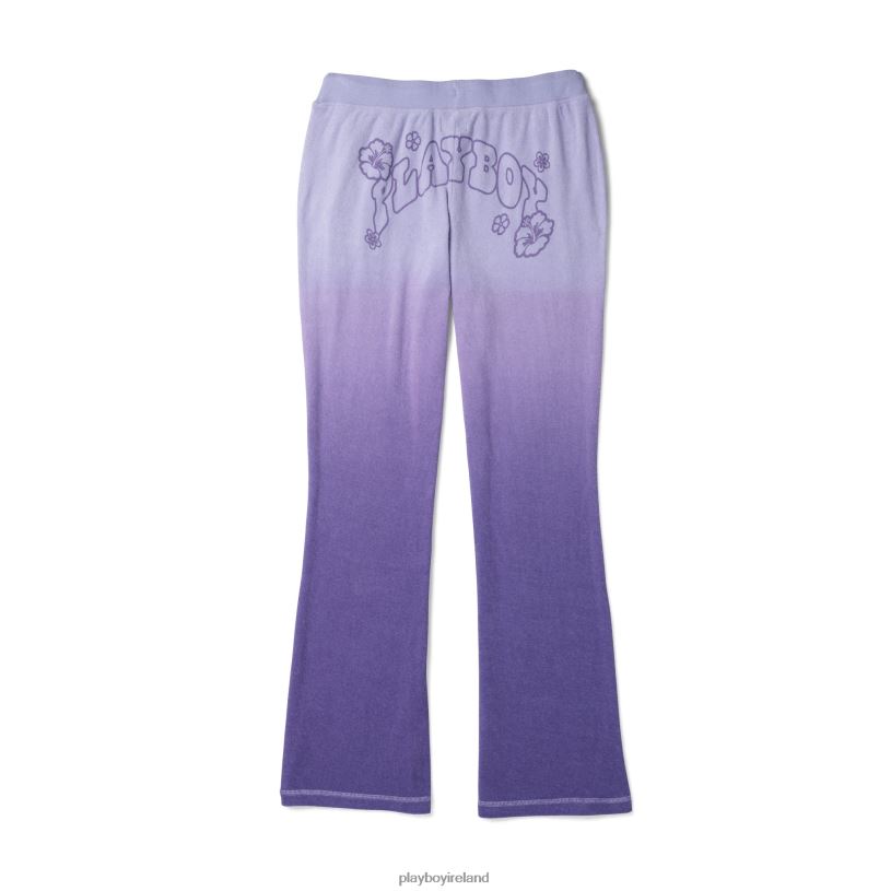 Playboy Women Tidal Terry Flare Pants HBFB1271 Clothing Original