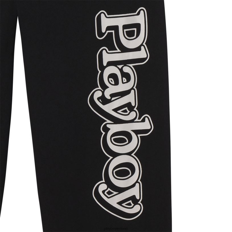 Playboy Women Winter Masthead Sweatpants HBFB1266 Clothing Black