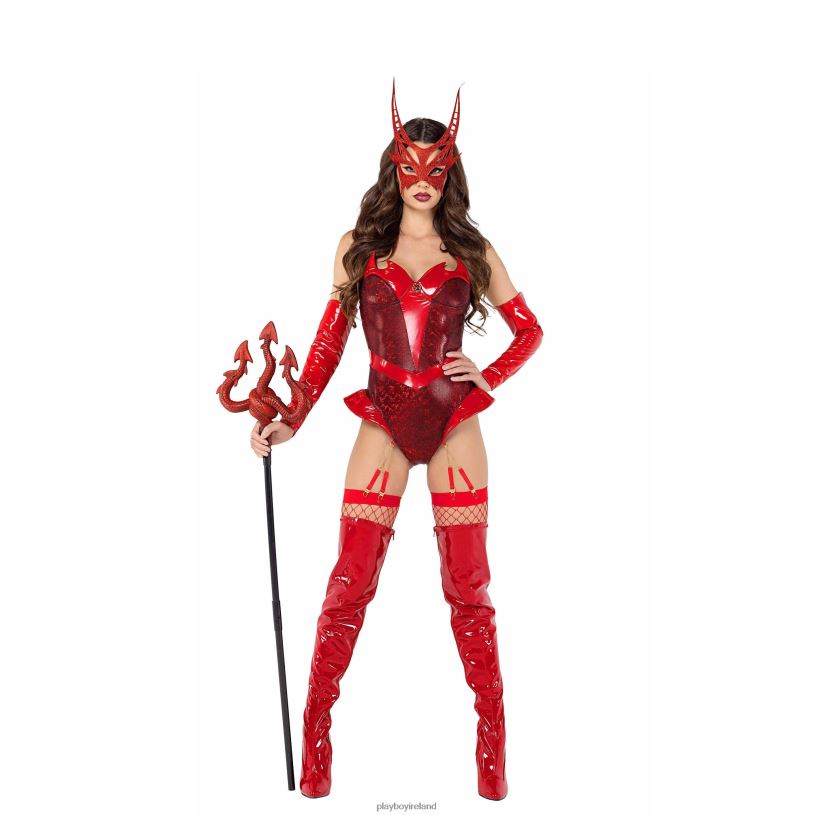 Playboy Women Devilicious - 3pcs Set HBFB1376 Clothing Red