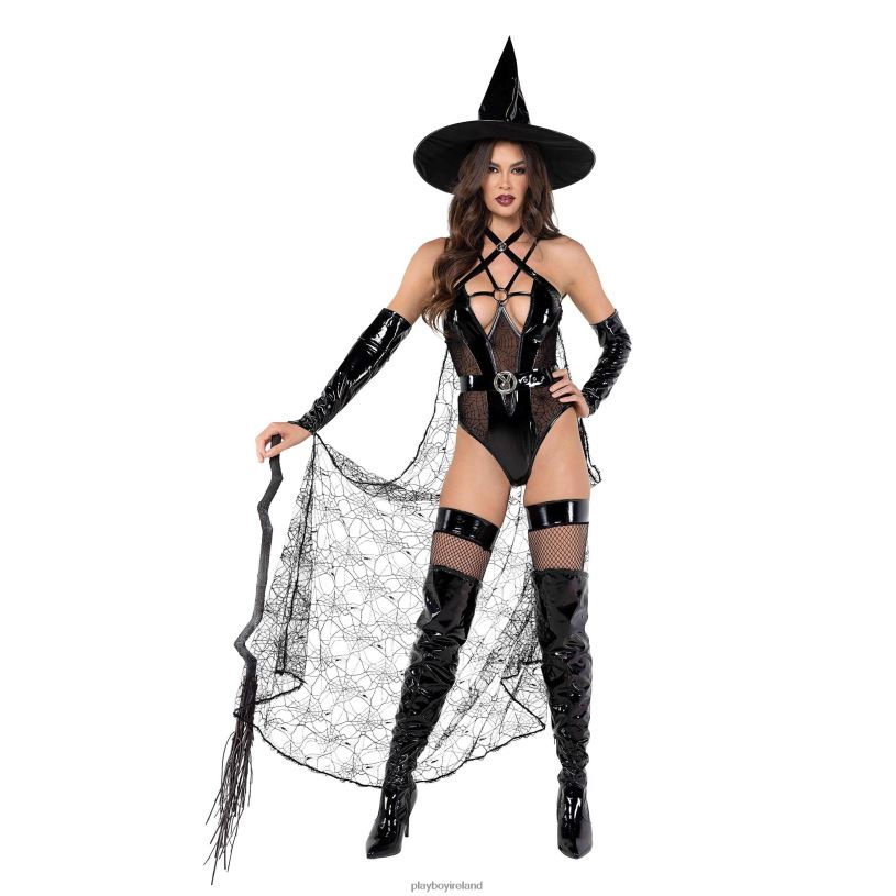 Playboy Women Wicked Witch - 3pcs Set HBFB1369 Clothing Black