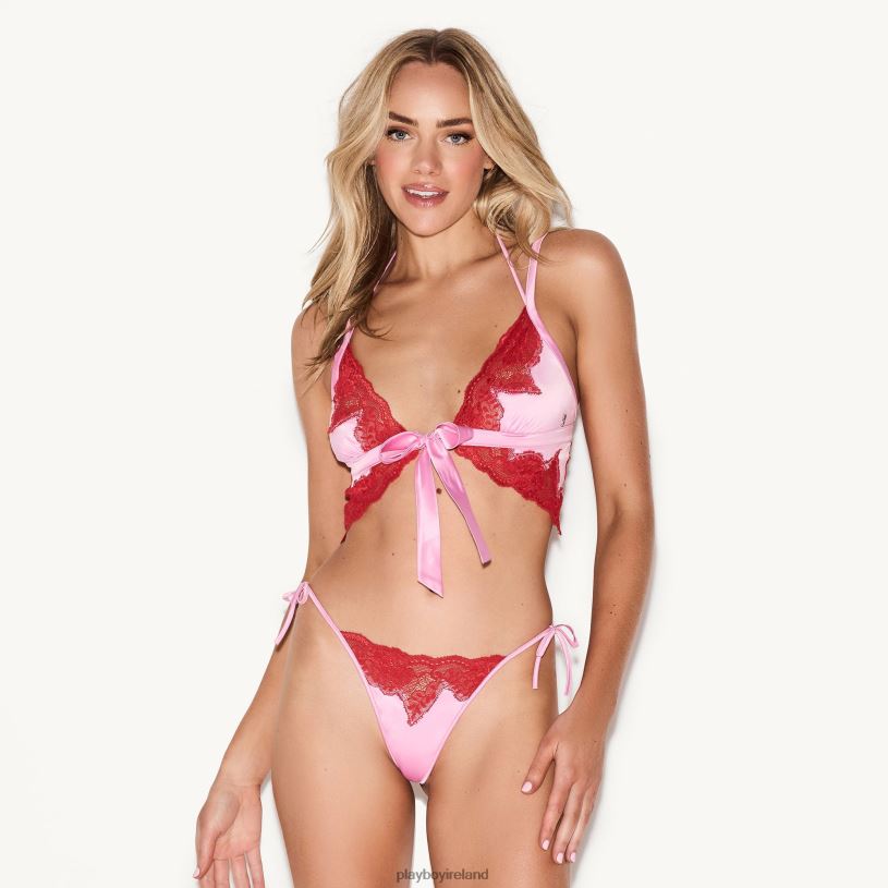 Playboy Women The Dreamy Satin Bralette HBFB1503 Clothing Bon Bon