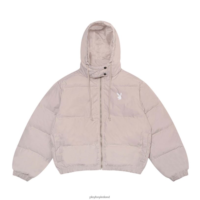 Playboy Women Club Puffer Jacket HBFB1132 Clothing Etherea