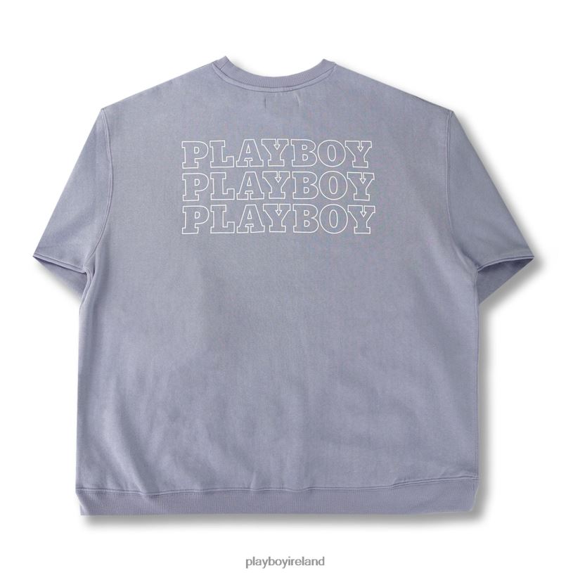 Playboy Women Masthead Crewneck Sweatshirt HBFB1106 Clothing Lavender