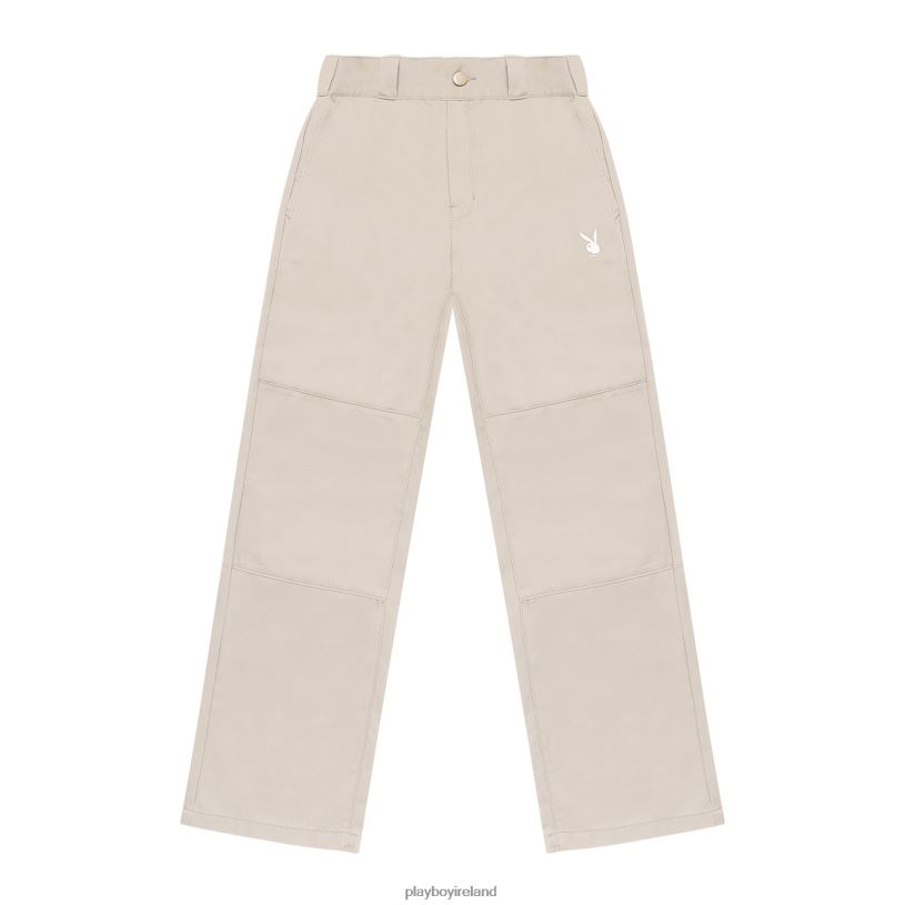 Playboy Women Ex-Boyfriend Work Pants HBFB1189 Clothing Tan