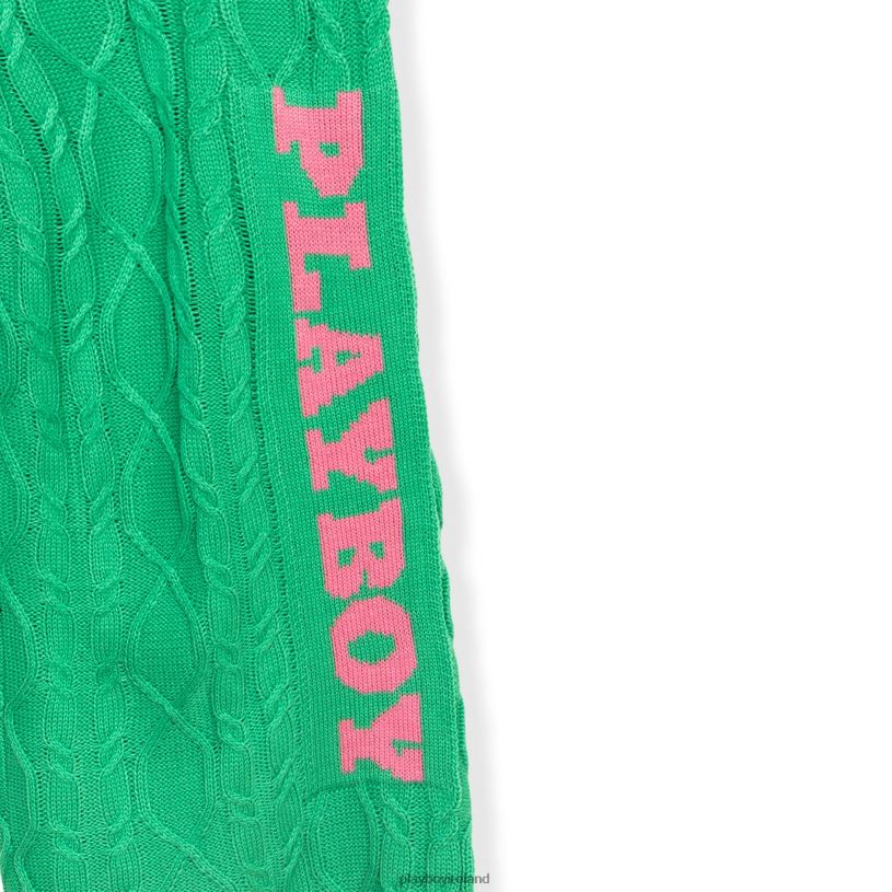Playboy Women Masthead Knit Pant HBFB1178 Clothing Green