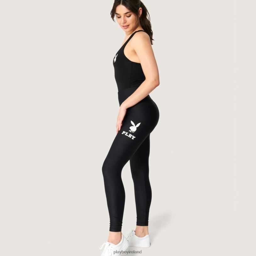 Playboy Women Rabbit Head Legging HBFB1166 Clothing Black
