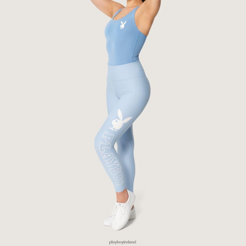 Playboy Women Rabbit Head Legging HBFB1170 Clothing Blue