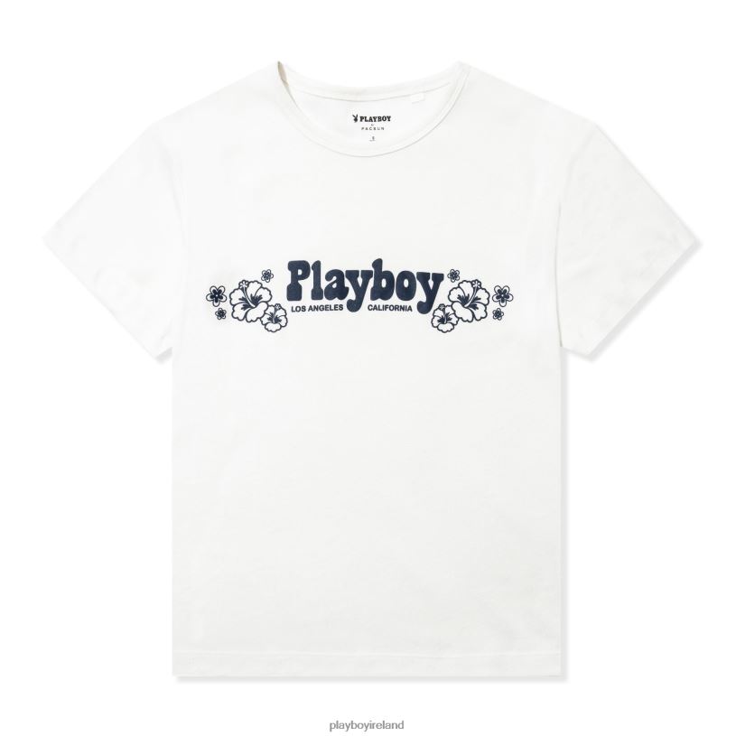 Playboy Women Crush T-Shirt HBFB982 Clothing Blue