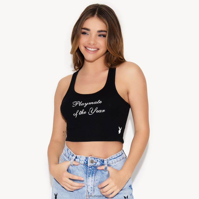 Playboy Women Playmate of the Year Racerback Tank HBFB937 Clothing Original