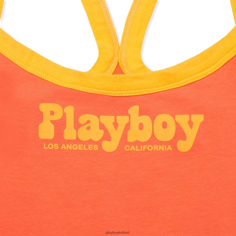 Playboy Women Racerback Tank Top HBFB1050 Clothing Original