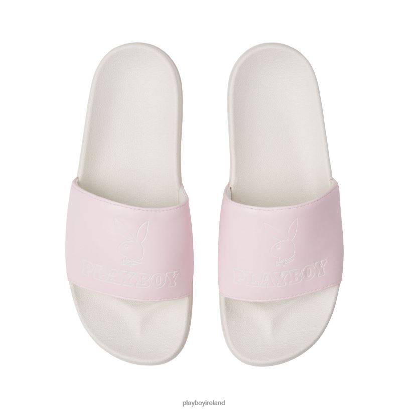 Playboy Women Bunny Slide Sandals HBFB1615 Footwear Pink